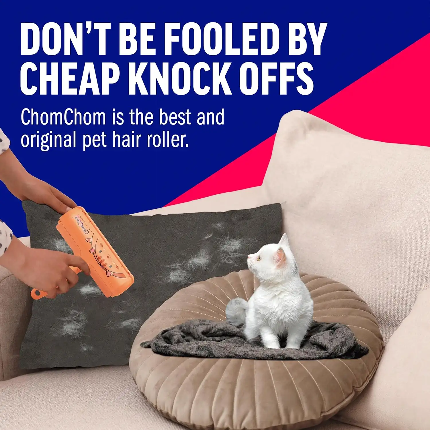 ChomChom Pet Roller in action