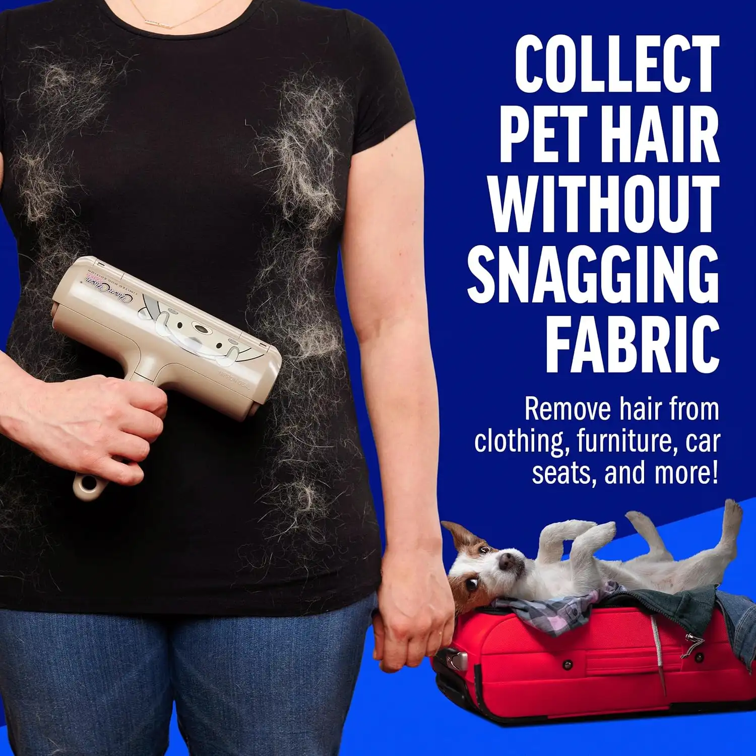 ChomChom Roller Pet Hair Remover - Limited Edition Dog Design - image 8