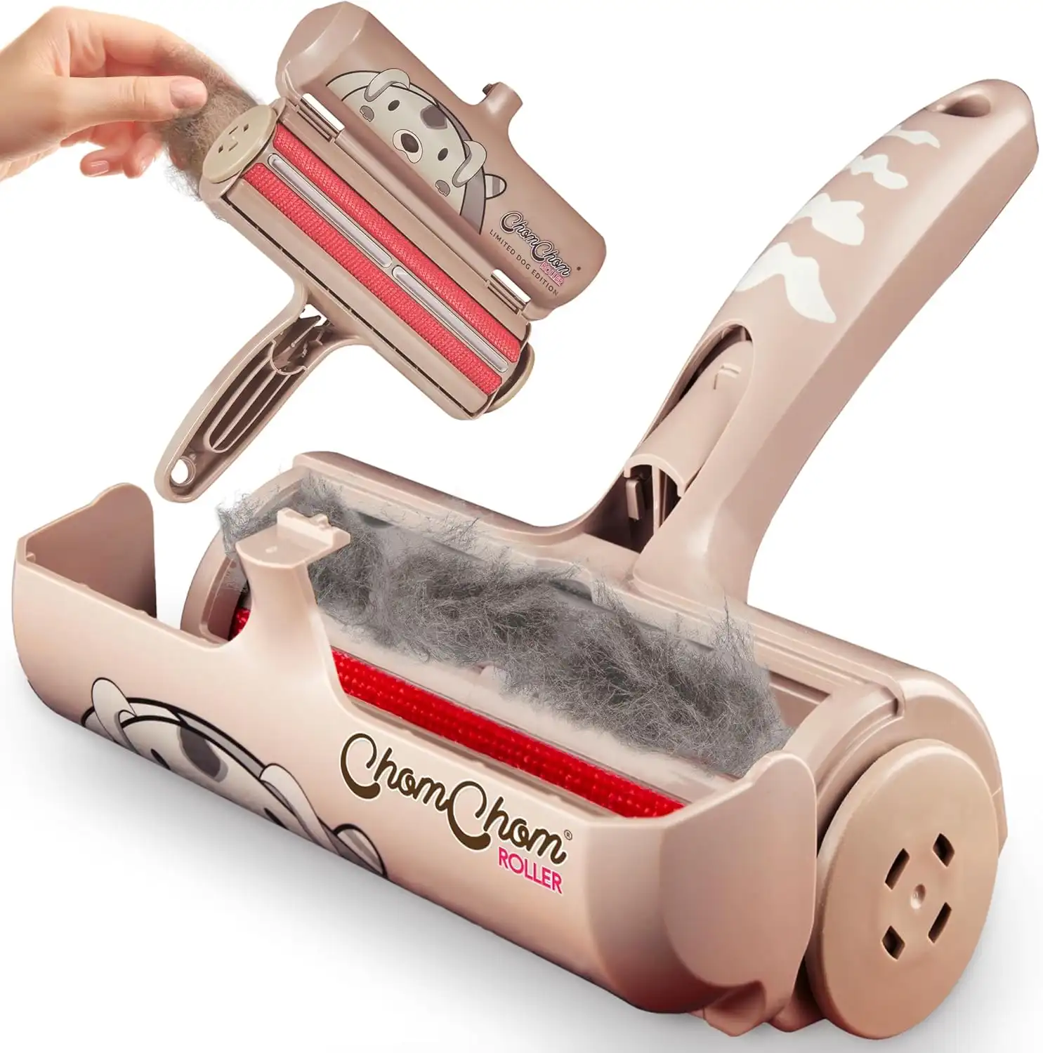 ChomChom Roller Pet Hair Remover - Limited Edition Dog Design